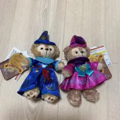 復刻版　ダッフィー シェリーメイ ぬいぐるみバッジペア
