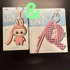 POPMART LABUBU PIN FOR LOVE イニシャル 【&】