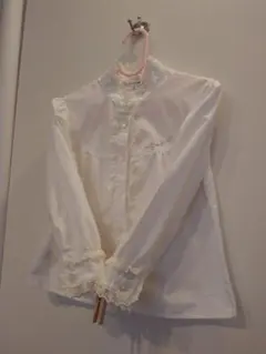 anyFAM　レース　白　ブラウス　110