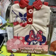Disney Fashion Pouch ポロシャツ型 ミニーマウス