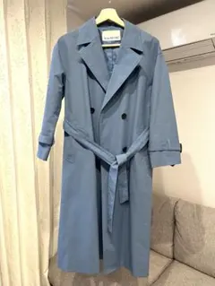 NATURAL BEAUTY BASIC トレンチコート ブルー