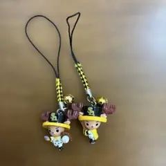 ONE PIECE チョッパー 福岡ソフトバンクホークス ストラップ 2種