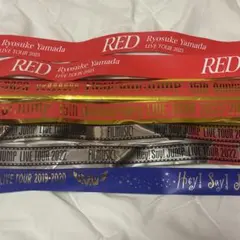 Hey! Say! JUMP 銀テ 山田涼介 Hey!Say!JUMP 銀テープ 銀テ 赤 山田涼介 - メルカリ