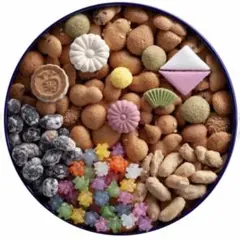 【未開封】銀座菊廼舎　銀座きくのや　冨貴寄　　ふきよせ　青丸缶　江戸和菓子