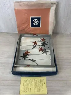 ✨たち吉✨新品未使用 紅葉 角皿