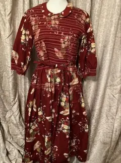 ピンクハウス 花籠　チェリー　ワンピースのサムネイル