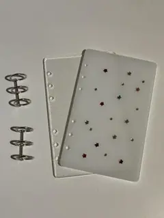 A6レジンバインダー　推し活　白　ホワイト