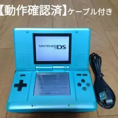【動作確認済】Nintendo DS 初代本体 ライトブルー 充電ケーブル付
