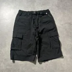 コロンビア ハーフ ショート カーゴ ブラック マルチポケット パンツ