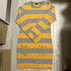 TOMMY HILFIGER ストライプニットワンピース L