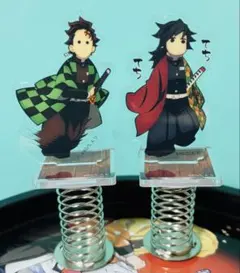 鬼滅の刃　てちてちスタンド　冨岡義勇　竈門炭治郎　アクリルスタンド