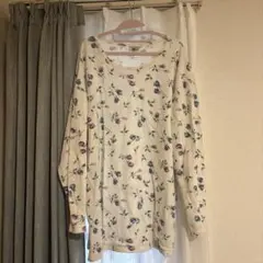 古着　花柄トップス