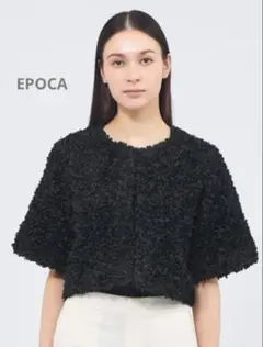 EPOCA STORIA＊エポカ花びらフリルディテール2wayボレロブラック40のサムネイル