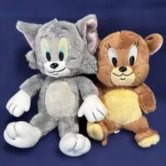 トムとジェリー　ぬいぐるみポーチ　2個セット