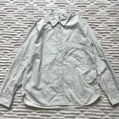 オーシバルグリーン系チェックシャツ 長袖 フリル付き - メルカリ