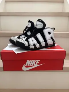 NIKE Air More Uptempo ブラック ホワイト　モアテン　ナイキ