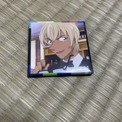 名探偵コナン　アニコナ展 安室透 スクエア缶バッジ