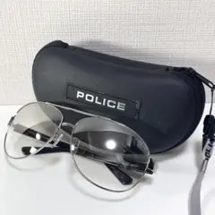 【美品 グラデーションカラーレンズ】ポリス アビエーター サングラス チタンのサムネイル
