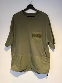 【セール】オリーブグリーン Tシャツ M メンズ 半袖 カットソーのサムネイル