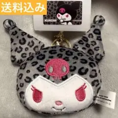 サンリオ　しまむら　クロミ　ヒョウ柄　ダイカットチャーム マスコットキーホルダー