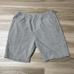 ナノユニバース　ハーフパンツ　グレー　スウェット　S