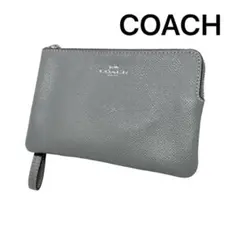 COACH 美品☆リストレット カードケース 小物入れ グレー お洒落