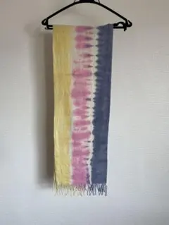 タイダイ　カシミアマフラー