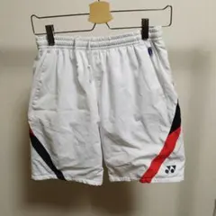 YONEX 短パン Mサイズ ホワイト　ヨネックス ショートパンツ