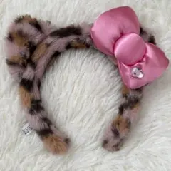 USJ　ハローキティ　ヒョウ柄　カチューシャ