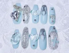 【サイズオーダー】個性派ネイル ストリートネイル ギャルネイル 地雷 サブカル