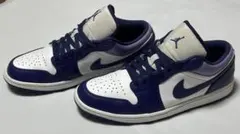 NIKE AIR JORDAN 1 LOW パープル 29cm メンズ