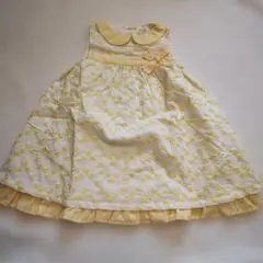 ラブ＆ピース&マネー　小花刺繍ワンピース　90 タグ付き未着用のサムネイル