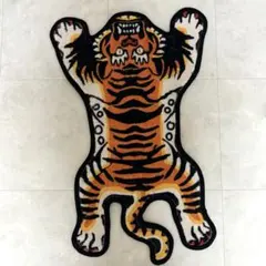 値下げ中☆早い者勝ち！トラデザインラグ　ミニマット