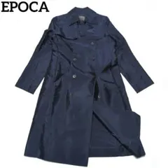 美品　EPOCA エポカ トレンチコート 38 ネイビー　日本製　ベルト欠品