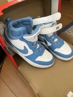 NIKE ハイカットスニーカー ブルー/ホワイト