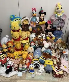 ディズニー グッズ ぬいぐるみ ミッキー プーさん レトロ　大量まとめ売り