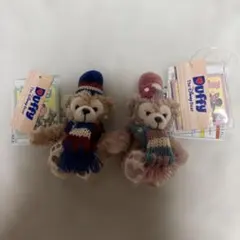 【新品】ダッフィー＆シェリーメイ ぬいぐるみストラップ 2点セットのサムネイル