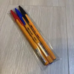 BIC オレンジEG 1.0mm 未使用品 赤黒青３本セットのサムネイル