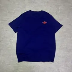 00s umbro Logo Dry Fit Tee Blue Orange L