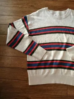 期間限定セール　GAPKids　ボーダーコットンニット・セーター　140