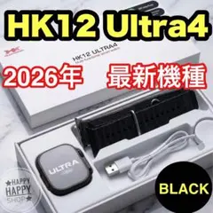 【最新機種】HK12 Ultra4 スマートウォッチ ブラック
