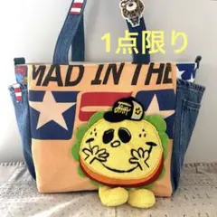 デニムリメイク　トートバッグ