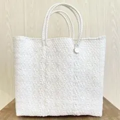 Letra レトラ　メルカドバッグ　ホワイト　S