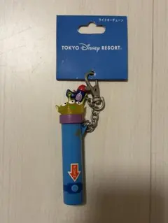 リトルグリーンメン　ライト付きキーチェーン