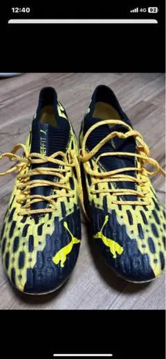 PUMA FUTURE サッカースパイク イエロー ブラックのサムネイル