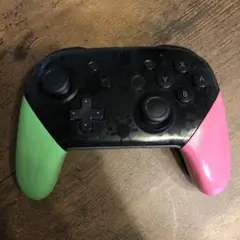 【動作確認済み】Switch 純正品 プロコントローラー　スプラモデル③