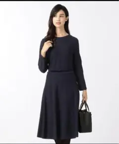 トッカ　ワンピース　ネイビー　フォーマル　入学　受験