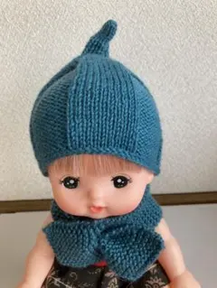 ⑩メルちゃんニット帽子　単品