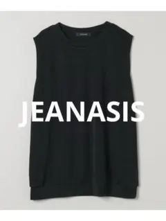 JEANASIS グロッシーヘンケイリブ フリーサイズ ブラック