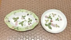 【お値下げ】 ワイルドストロベリー プレート4枚 kiyo様専用】WEDGWOOD ワイルドストロベリー プレート4枚セット